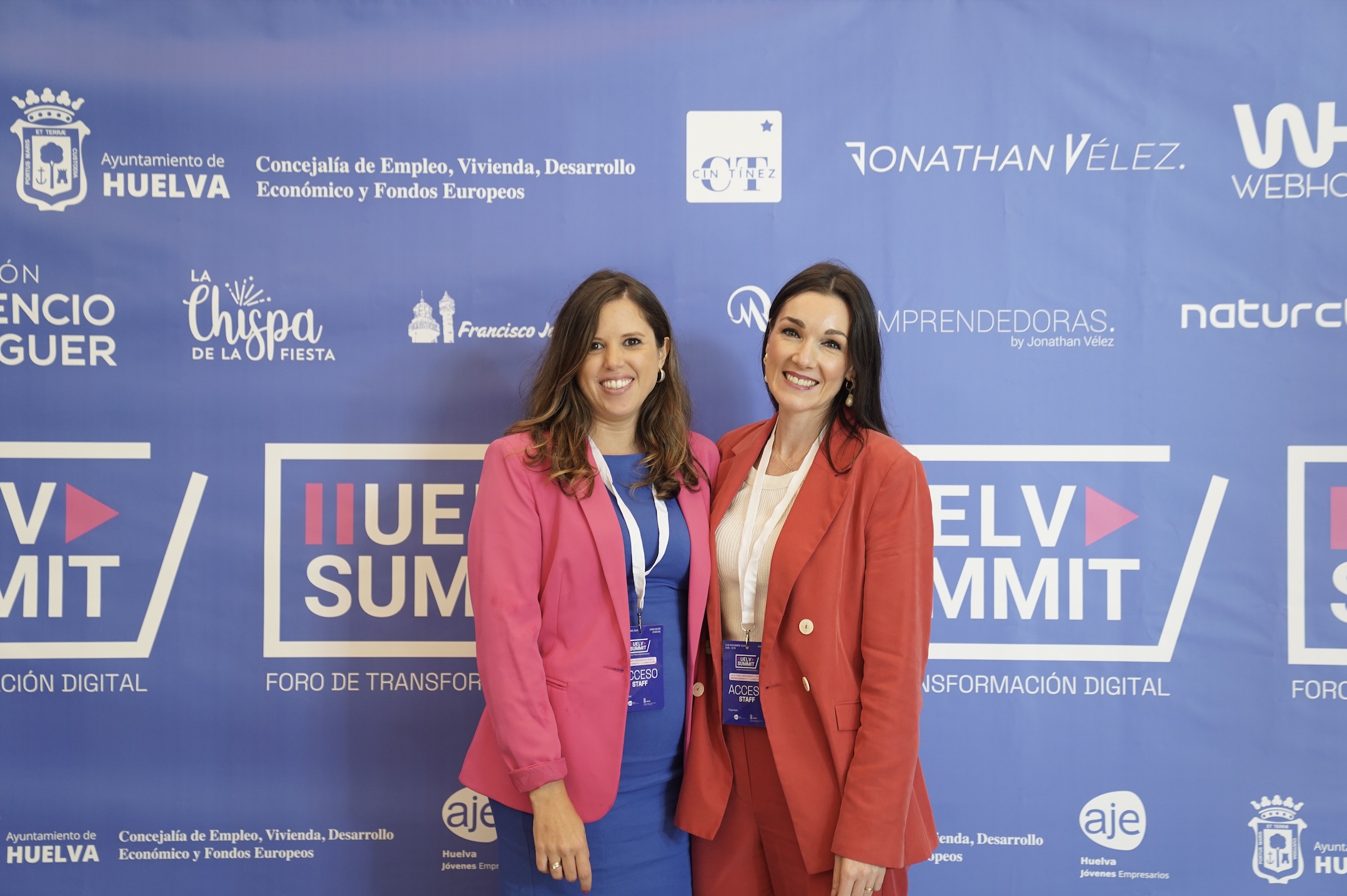 Cinta Martinez y Sofia Galocha AJE Huelva Huelva Summit 2024 II Foro de Transformacion Digital